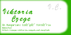 viktoria czege business card